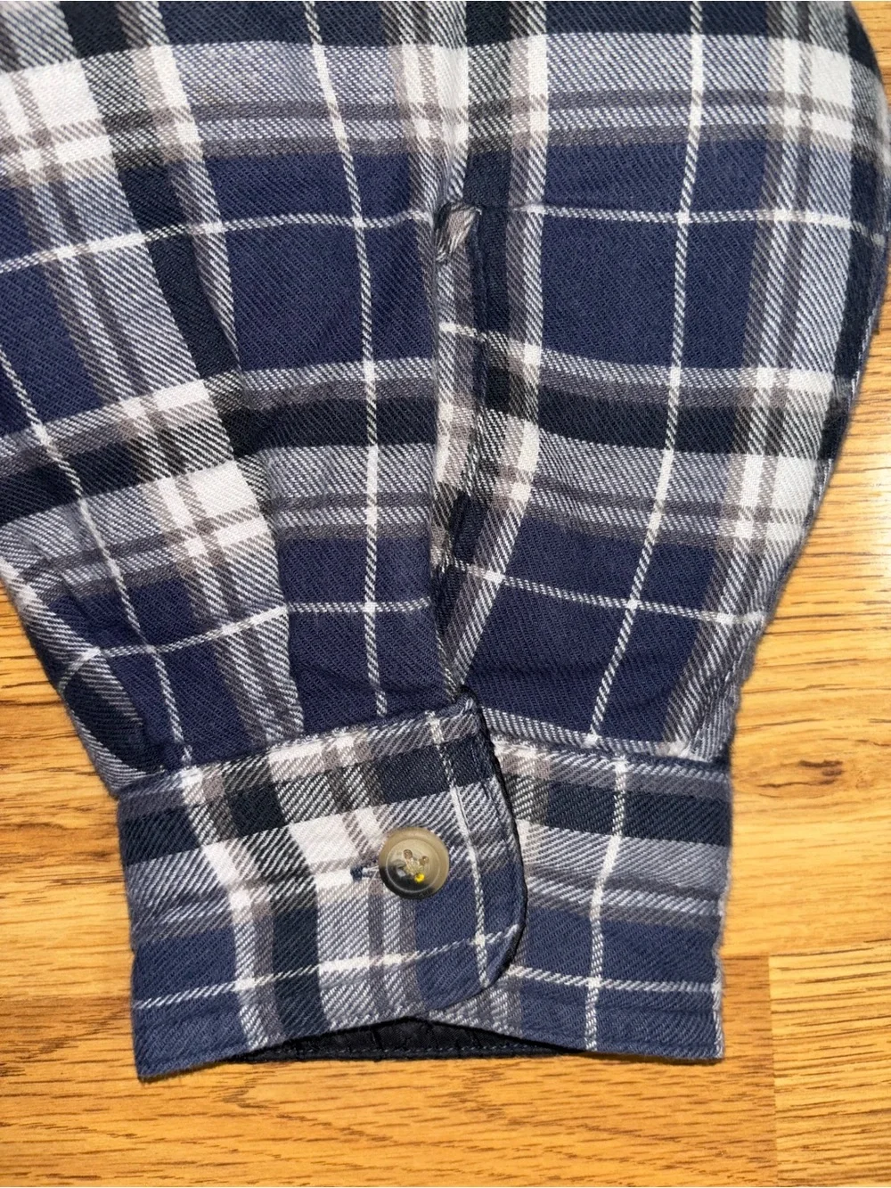 Wrangler Fleece Sherpa Lined Blue Plaid Jacket Men’s Size 3xl Style # HES5LHN